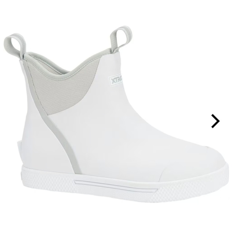 NWB XTRATUF Mens Wheelhouse‎ Ankle Deck Boots White size 9